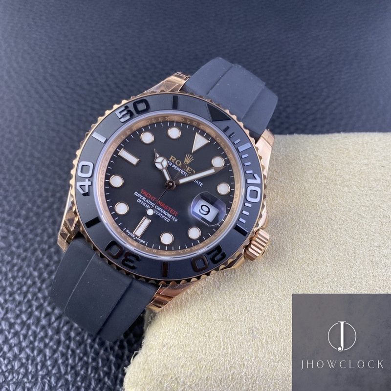 Fábrica VS - Rolex Yacht Master M126655-0002 Relógios de Ouro Rosa Tamanho 40mm