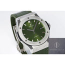Fábrica HB - Hublot Classic Fusion 511.NX.8970.LR Mostrador Verde