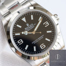 Fábrica EW - Rolex Explorer M124270-0001 Mostrador Preto tamanho 36mm