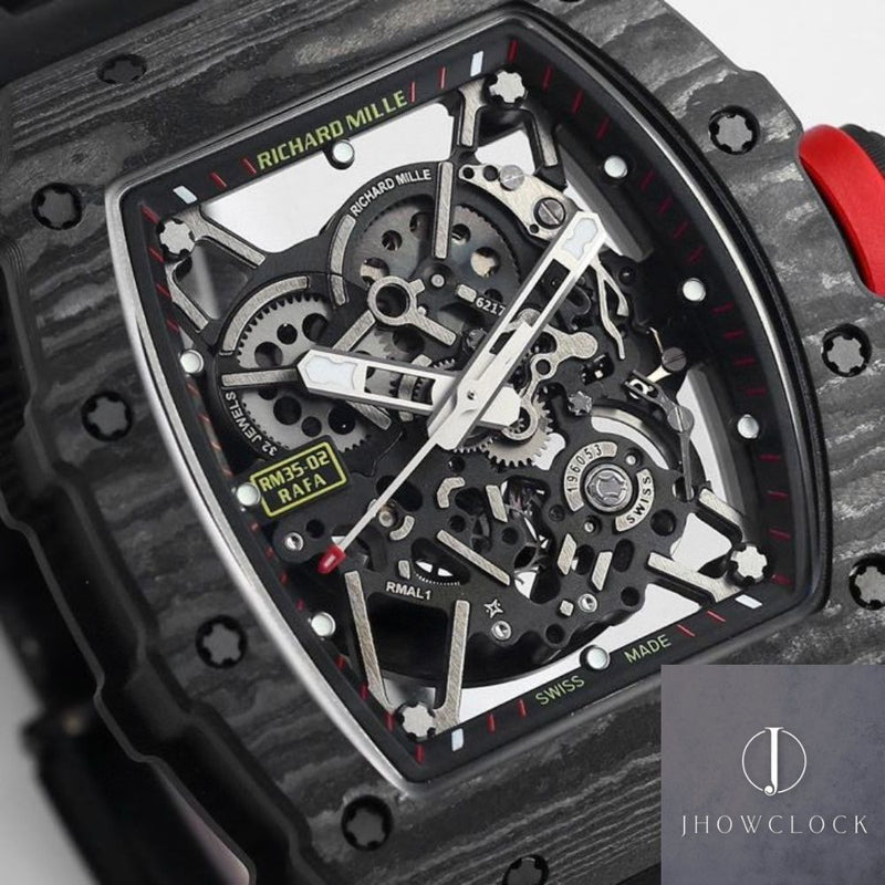 Fábrica BBR - Richard Mille RM35-02 Caixa de Fibra de Carbono