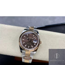 Fábrica Clean - Rolex Datejust M126331-0001 Mostrador Chocolate Tamanho 41mm