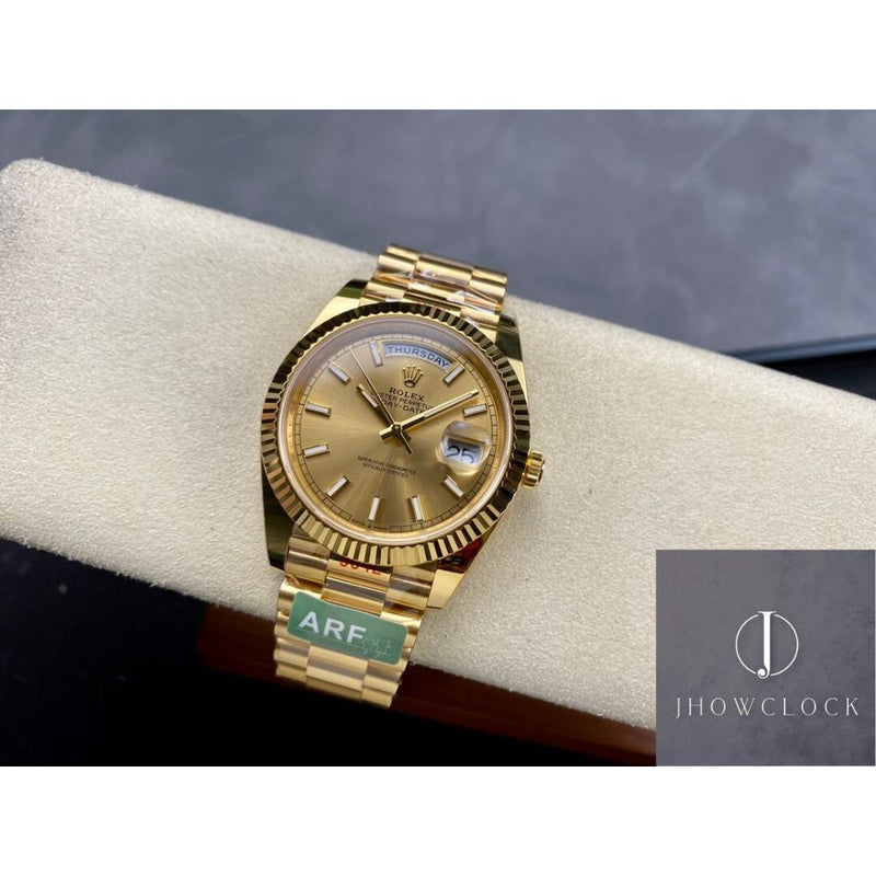 Rolex Day Date M228238-0002 Mostrador Prata Tamanho 40mm