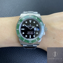Fábrica Clean - Rolex Submariner M126610LV-0002 Mostrador Preto 41mm