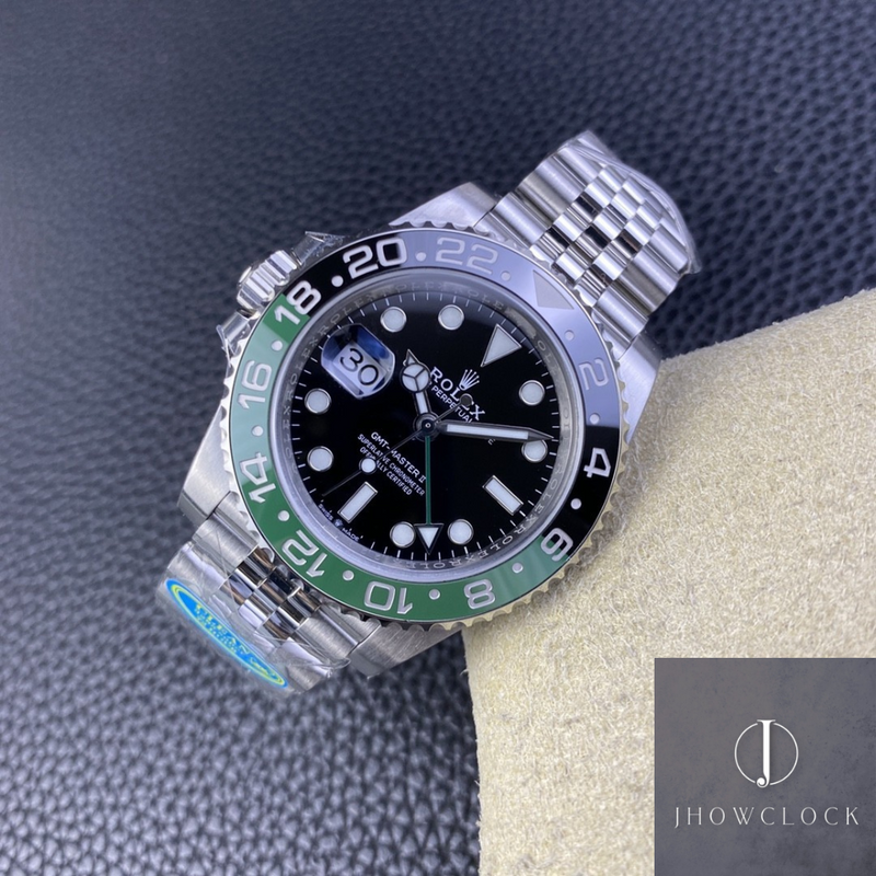 Fábrica Clean - Rolex GMT Master II M126720VTNR-0002 Mostrador Preto 3285