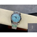 Rolex Day Date M228238-0002 Mostrador Prata Tamanho 40mm