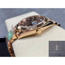Rolex Day Date M228238-0002 Mostrador Prata Tamanho 40mm