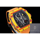 Fábrica RM - Richard Mille RM27-03 Tourbillon Pulseira de Nylon Laranja