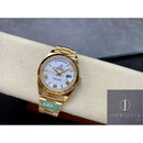 Rolex Day Date M228238-0002 Mostrador Prata Tamanho 40mm