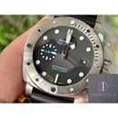 Fábrica VS - Panerai Submersible PAM1229 Preto Mostrador Tamanho 44mm
