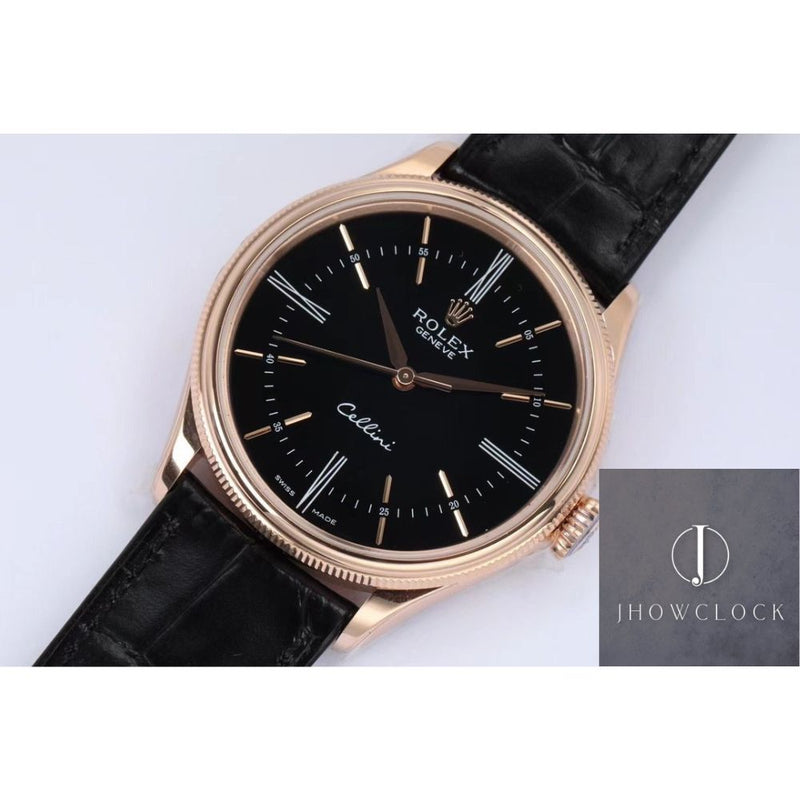 Fábrica EW - Rolex Cellini M50505-0009 Mostrador Preto