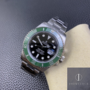 Fábrica Clean - Rolex Submariner M126610LV-0002 Mostrador Preto 41mm