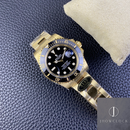 Fábrica Clean - Rolex Submariner 116618LN-97208 Preto Tamanho do Mostrador 40mm