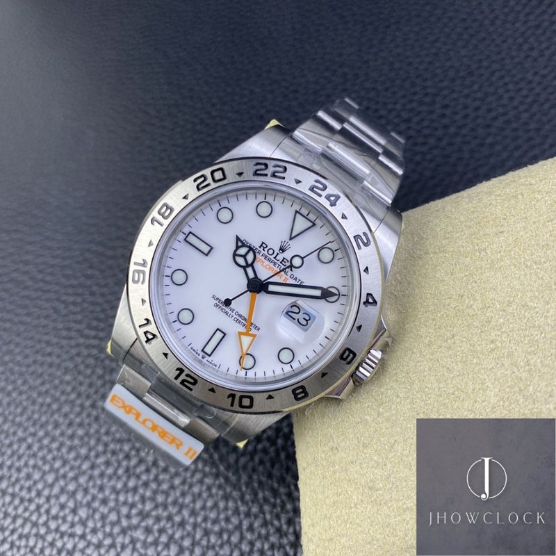 Fábrica JVS - Rolex Explorer M216570-0001 Series Mostrador Branco