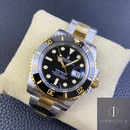 Fábrica Clean - Rolex Submariner 116613LN-0001 Preto Tamanho do Mostrador 40mm