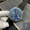 Fábrica APS - IWC Portugieser Perpetual Calendar IW503401 Mostrador Azul Escuro