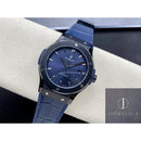 Fábrica HB - Hublot Classic Fusion 511.CM.7170.LR Mostrador Azul Preto Cerâmico