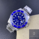 Fábrica Clean - Rolex Submariner 116619LB-97209 Mostrador Azul Tamanho 40mm