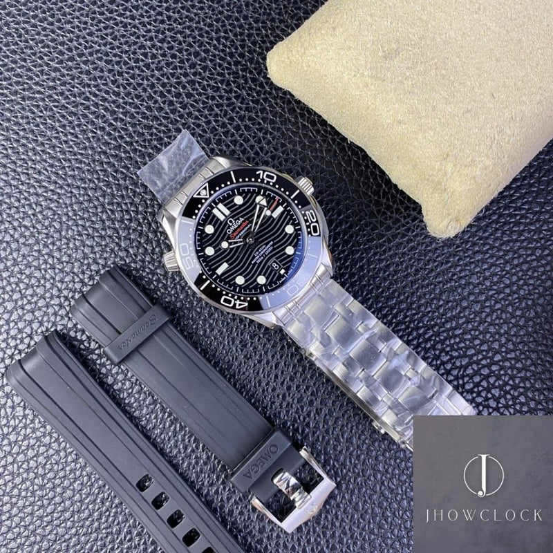 Fábrica VS - Omega Seamaster Diver 300M 212.30.41.20.01.003 Mostrador Preto