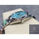 Rolex Day Date M228238-0002 Mostrador Prata Tamanho 40mm