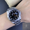 Fábrica JVS - Rolex Explorer M216570-0002 Series Mostrador Preto