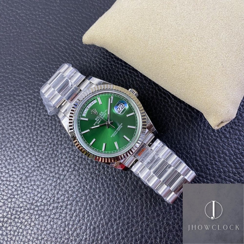 Rolex Day Date M228238-0002 Mostrador Prata Tamanho 40mm