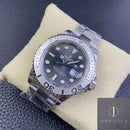 Fábrica Clean - Rolex Yacht Master M126622-0001 Rhodium Branco Tamanho 40mm