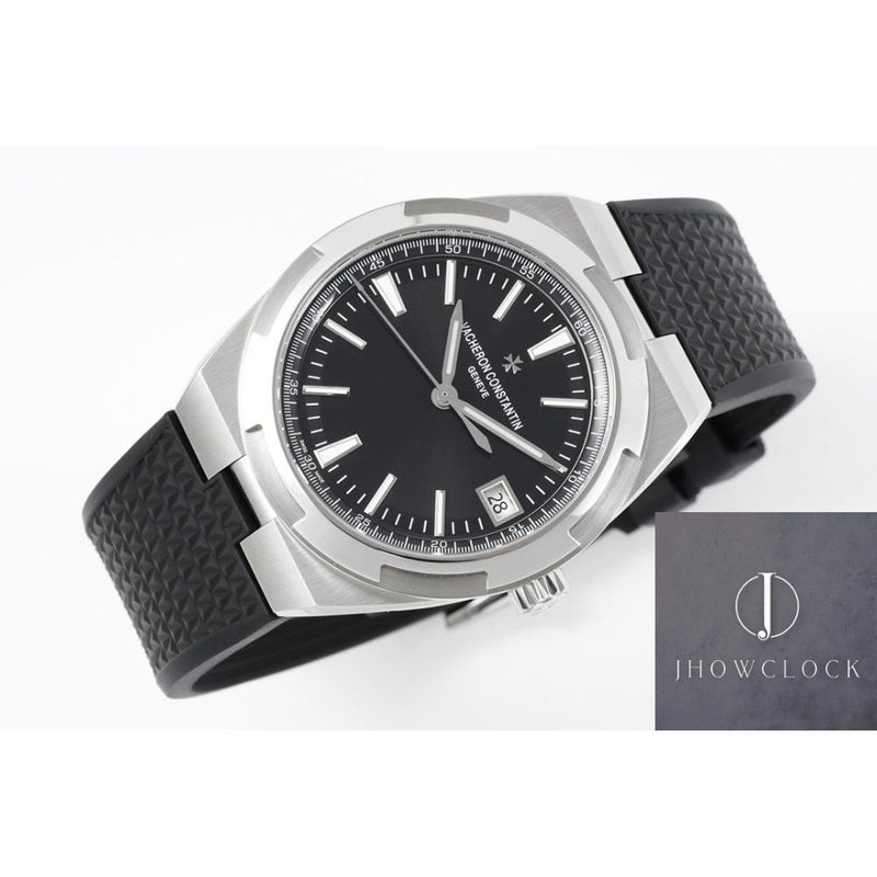 Fábrica PPF - Vacheron Constantin Overseas 4500V Pulseira De Borracha Preta