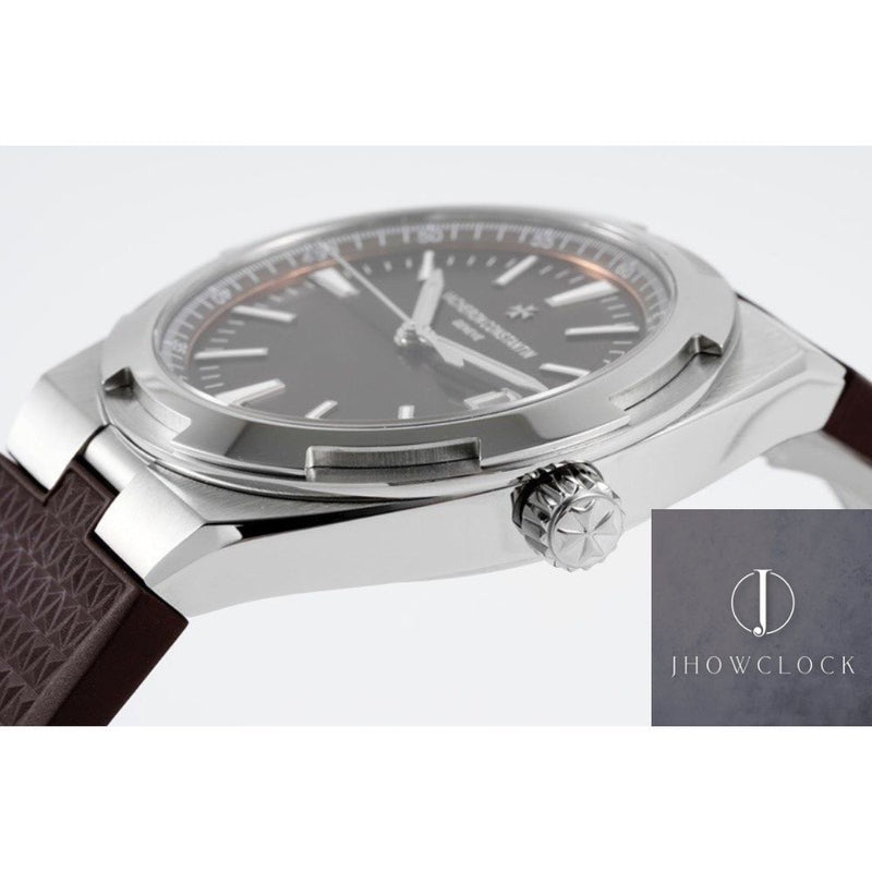 Fábrica PPF - Vacheron Constantin Overseas 4500V Pulseira De Borracha Marrom