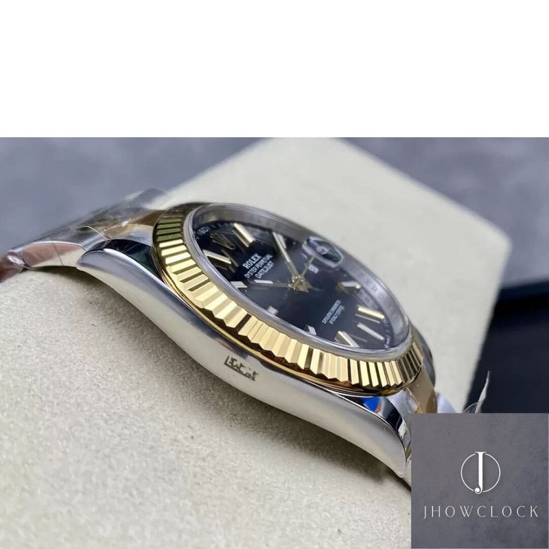 Fábrica Clean - Rolex Datejust M126333-0013 Mostrador Preto Tamanho 41mm