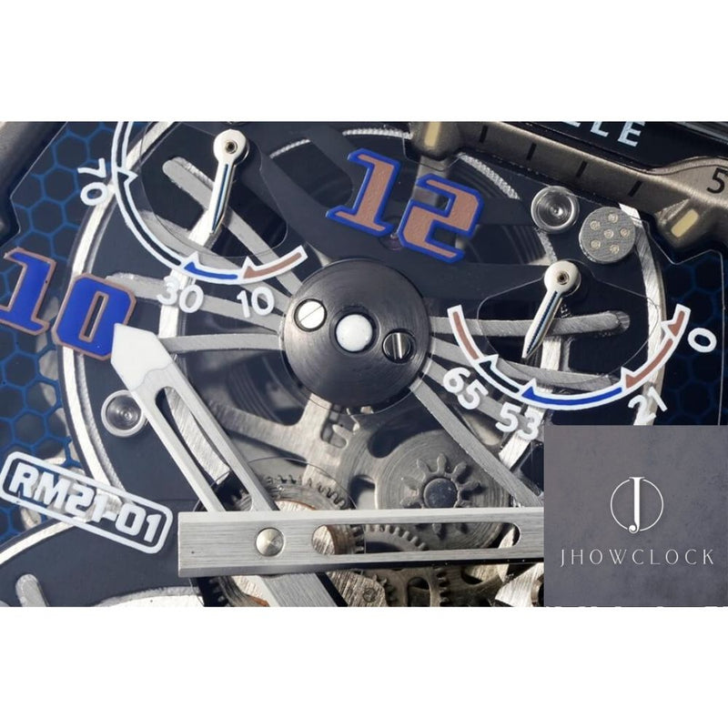 Fábrica RM - Richard Mille RM21-01 Tourbillon Mostrador Azul