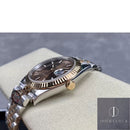 Fábrica Clean - Rolex Datejust M126331-0002 Mostrador Ouro Rosa Tamanho 41mm