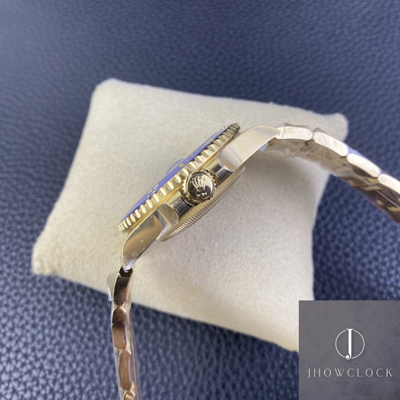 Fábrica Clean - Rolex Submariner M116618LB-0003 Mostrador Azul Tamanho 40mm