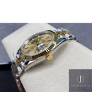 Fábrica Clean - Rolex Datejust M126333-0010 Bezel Champagne Tamanho 41mm