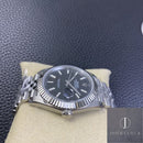 Fábrica Clean - Rolex Datejust M126334-0018 Mostrador Preto Tamanho 41mm