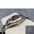 Fábrica Clean - Rolex Datejust M126331-0001 Mostrador Chocolate Tamanho 41mm