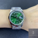 Rolex Day Date M228238-0002 Mostrador Prata Tamanho 40mm