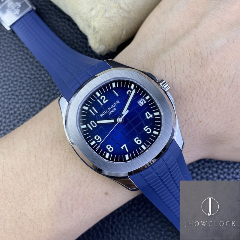 Fábrica 3K - Patek Philippe Aquanaut 5168G-001 Mostrador Azul