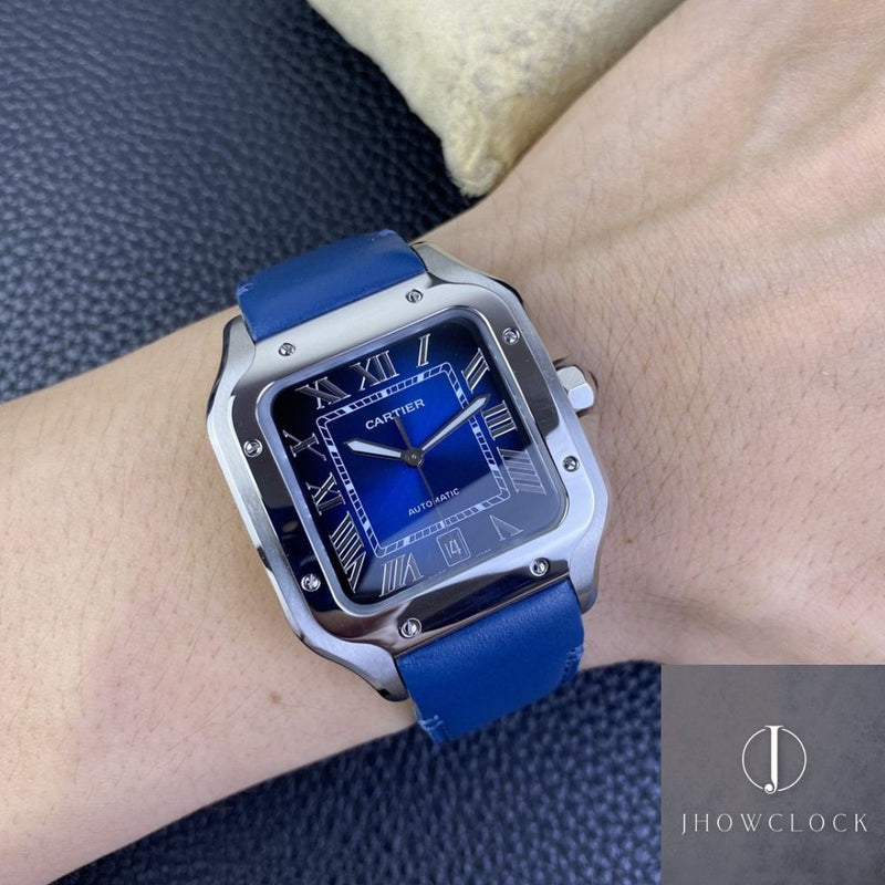 Fábrica BV - Cartier Santos WSSA0030 Gradiente Azul