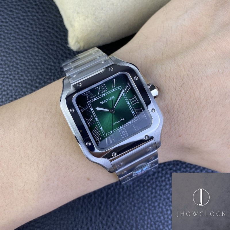 Fábrica BV - Cartier Santos WSSA0062 Verde Gradiente