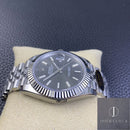Fábrica Clean - Rolex Datejust M126334-0014 Mostrador Cinza Tamanho 41mm