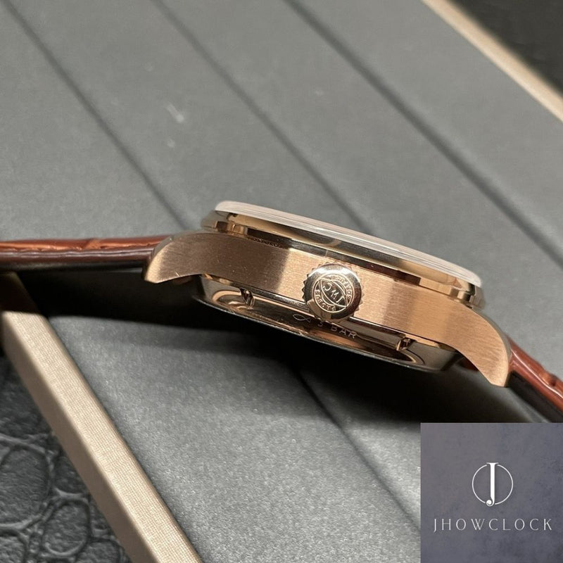 Fábrica APS - IWC Portugieser Perpetual Calendar IW503302 Mostrador Prateado Branco