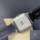 Fábrica BV - Cartier Santos W2SA0006 Pulseira de couro série