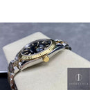 Fábrica Clean - Rolex Datejust M126333-0014 Mostrador Preto Tamanho 41mm