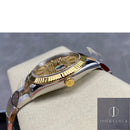 Fábrica Clean - Rolex Datejust M126333-0021 Mostrador Dourado Tamanho 41mm