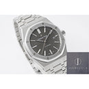 Fábrica APS - Audemars Piguet Royal Oak 15400ST. OO.1220ST.04 Mostrador de rutênio cinza