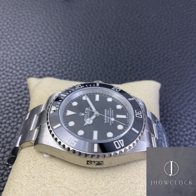 Fábrica Clean - Rolex Submariner M124060-0001 Preto Tamanho do Mostrador 41mm