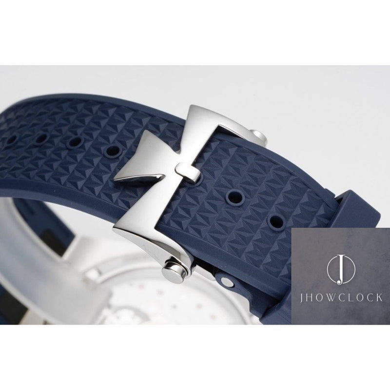 Fábrica PPF - Vacheron Constantin Overseas 4500V Pulseira de borracha azul