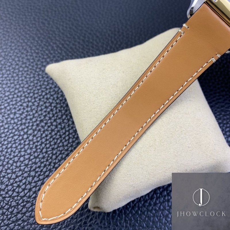 Fábrica BV - Cartier Santos W2SA0006 Pulseira de couro série