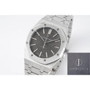 Fábrica APS - Audemars Piguet Royal Oak 15400ST. OO.1220ST.04 Mostrador de rutênio cinza