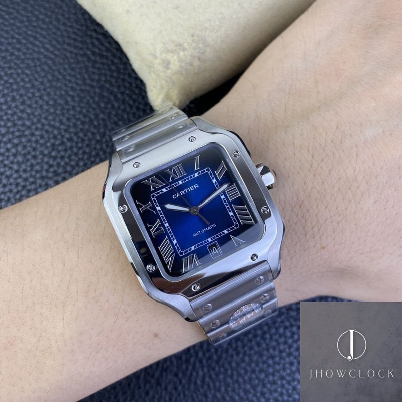 Fábrica BV - Cartier Santos WSSA0030 Gradiente Azul